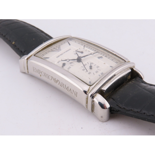 517 - Emporio Armani wristwatch, working
