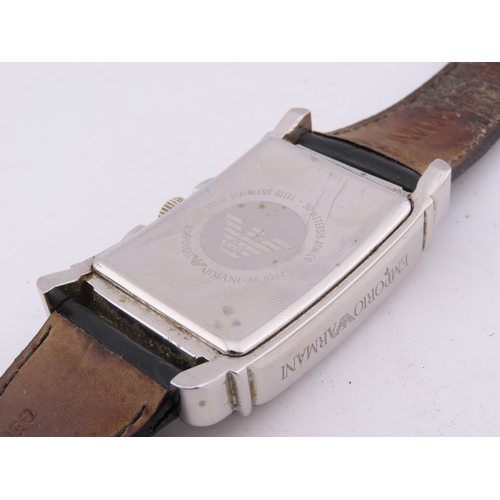517 - Emporio Armani wristwatch, working