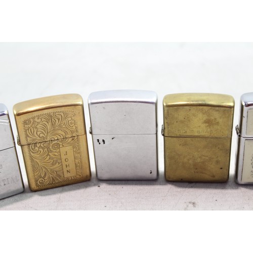 337 - Zippo Pocket Lighters Inc Brass, Nautical  & Chrome 2316433