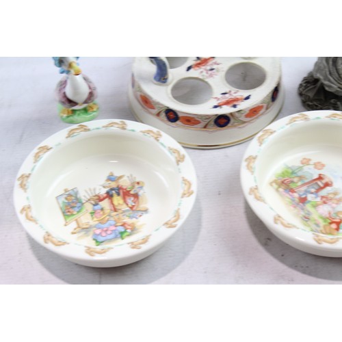 373 - Assorted Ornaments Inc Beatrix Potter Bunnykins Royal Doulton Bowls Job Lot 579050