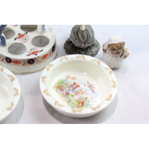 373 - Assorted Ornaments Inc Beatrix Potter Bunnykins Royal Doulton Bowls Job Lot 579050