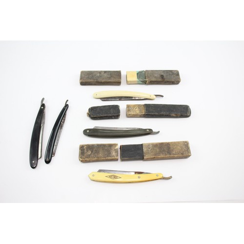 389 - Assorted Vintage Straight Razors Inc Boxed Matinee Razor 703659