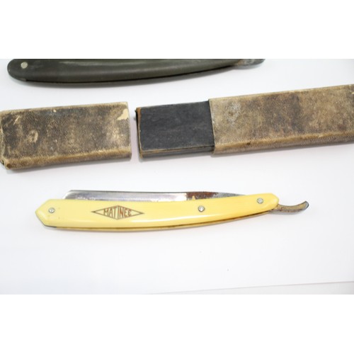 389 - Assorted Vintage Straight Razors Inc Boxed Matinee Razor 703659