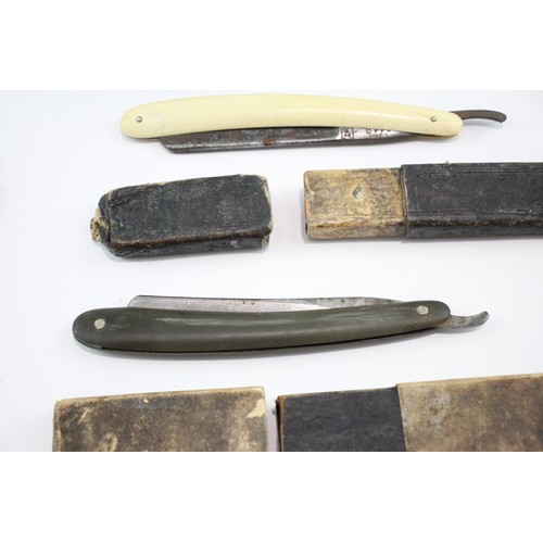 389 - Assorted Vintage Straight Razors Inc Boxed Matinee Razor 703659