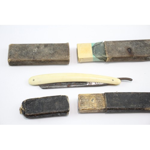 389 - Assorted Vintage Straight Razors Inc Boxed Matinee Razor 703659