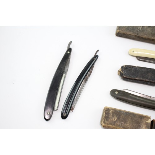 389 - Assorted Vintage Straight Razors Inc Boxed Matinee Razor 703659