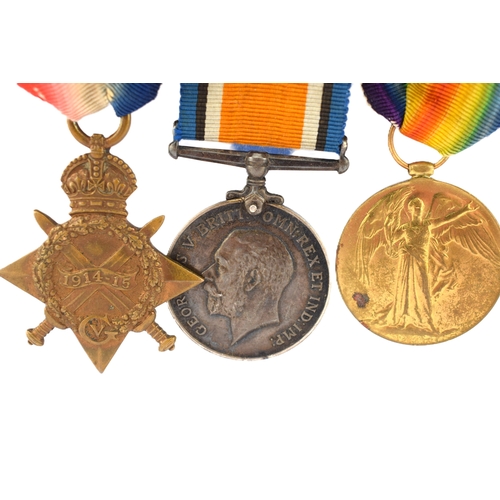 204 - Collection of Three WW1 Medals. Victory Medal , 14-18 Medal and 14-15 Star. Recipiant T4 061915mDr J... 