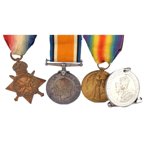 205 - Collection of Three WW1 Medals. Victory Medal , 14-18 Medal and 14-15 Star. Plus Royal Commemorative... 