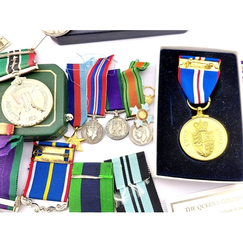 221 - Good Mixed Medal Group to include Queens Golden /Jubilee Medal , Police Long Service and good conduc... 