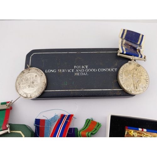 221 - Good Mixed Medal Group to include Queens Golden /Jubilee Medal , Police Long Service and good conduc... 