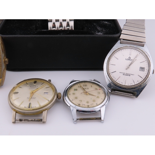 150 - Collection of eight wristwatches mechanical and quartz examples, boxed pieces, silver tone bracelets... 
