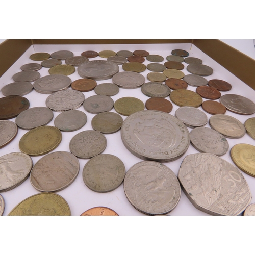 156 - Collection of world coins  varied world coinage from multiple countries and metals.
