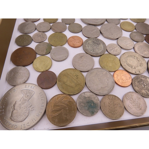 156 - Collection of world coins  varied world coinage from multiple countries and metals.