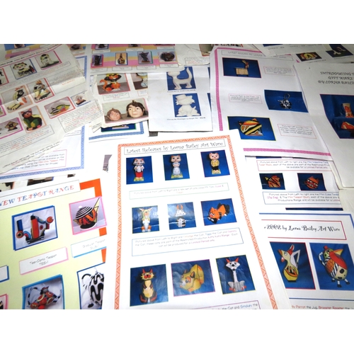 162 - Collection of 28 Lorna Bailey reference sheets

A comprehensive archive of twenty-eight original Lor... 