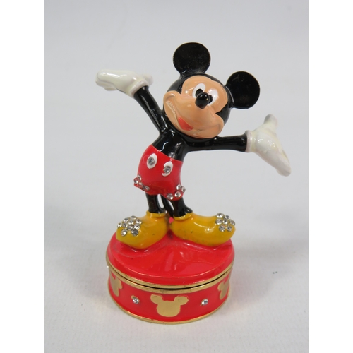 264 - Disney's Mickey Mouse Annual 2000 with collection of Mickey Mouse soft toys and collectibles