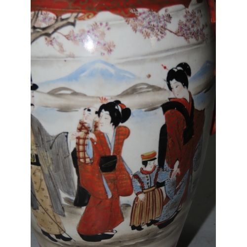 199 - Collection of Japanese Satsuma style vases and jars, ten items in total, profusely decorated with fi... 