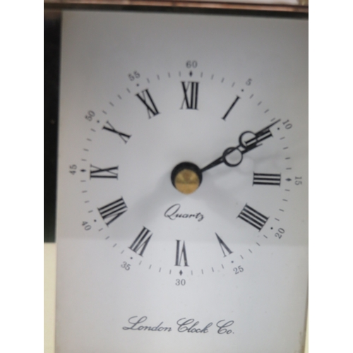 239 - Three assorted carriage clocks, tallest approx 10 inches. Spares and repairs.