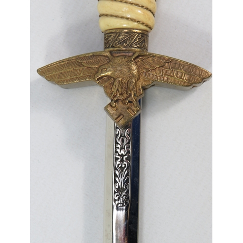 254 - German WW2 replica dagger approx 17 inches
