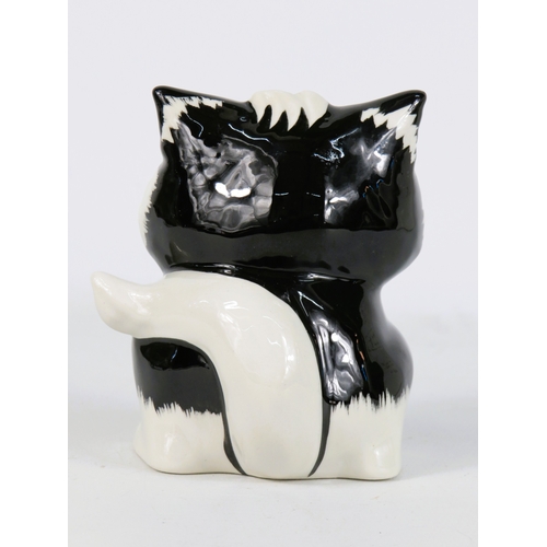 3 - Lorna Bailey Cat Figurine - Marvin Black & White 10cm