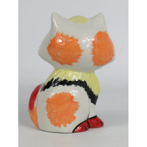 6 - Lorna Bailey Cat Figurine - Honey Colourful Design 13cm