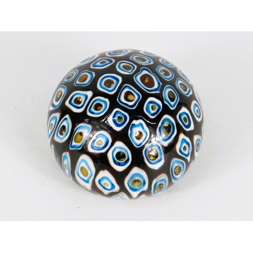 33 - John Ditchfield Glasform Glass Paperweight - Oil Drop Limited Edition 84/100 - Height 5cm