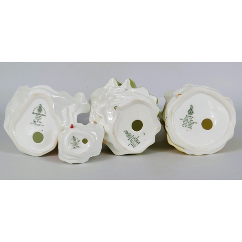 56 - Four Royal Doulton Figurines - Angela Christine Buttercup & Sandra - Tallest 21cm