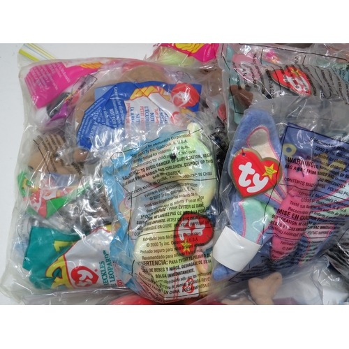 Collection of TY miniature plush toys and McDonald's Happy Meal soft ...