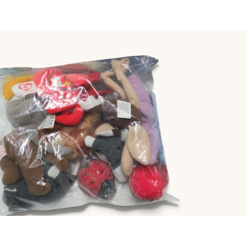 Collection of TY miniature plush toys and McDonald's Happy Meal soft ...