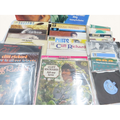 Large assorted collection of Cliff Richard and The Shadows vinyl ...