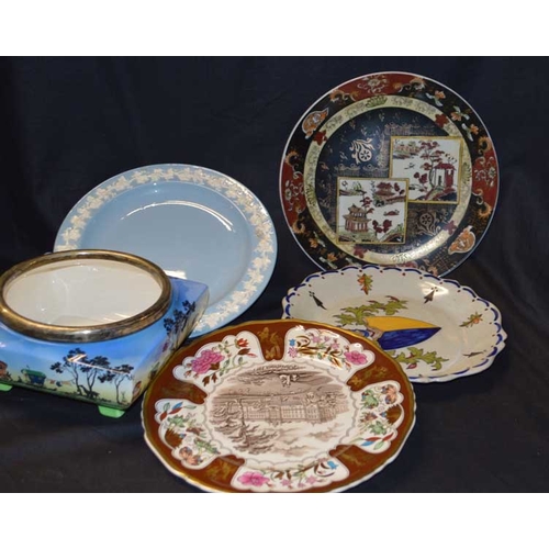 107 - A Hanley and Sons Decorated Bowl and Some Collectors Plates