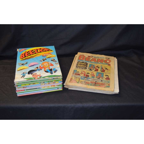 124 - A Lot of Beezer Annuals, Beano and Dandy Comics etc