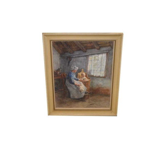 6 - A Nice Framed Print 'Mother and Child' after, Bertha Valkenburg