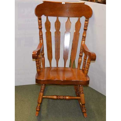 120 - A Very Good Hardwood Rocking Chair