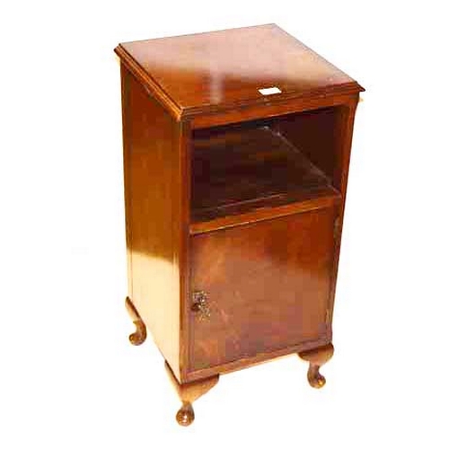 28 - A Walnut Bedside Cabinet