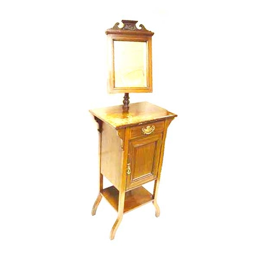 117 - A Nice Bathroom Cabinet with Shaving Mirror