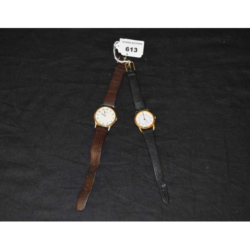 613 - A Ladies and a Gents Wrist Watch