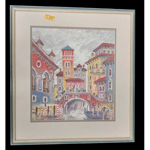 15 - A Nicely Framed Oil Painting by Russian Artist Kravinskay