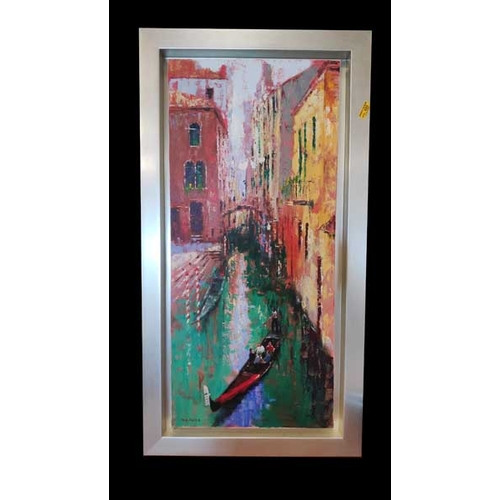 22 - A Nicely Framed 'Venice' Painting by Tony Roma