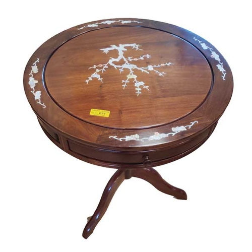 31 - A Nice Mother of Pearl Inlaid Occasional Table
