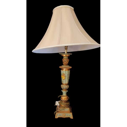 40 - An Ornate Table Lamp and Shade