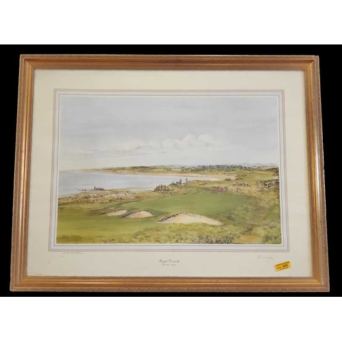 45 - A Framed Print of Royal Dornock, Scotland