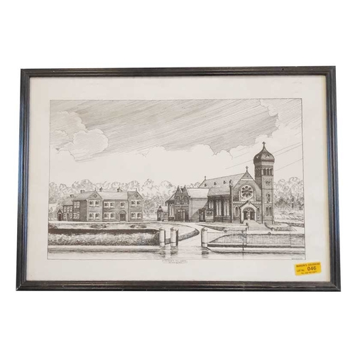 46 - A Framed Print of St Patrick's, Pennyburn