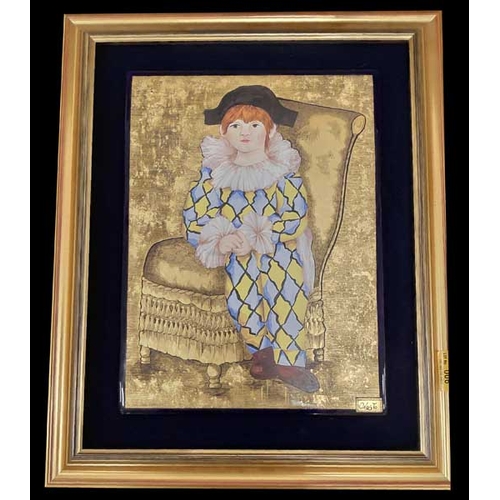 6 - An Ornate Gilt Framed Russian Oil Painting