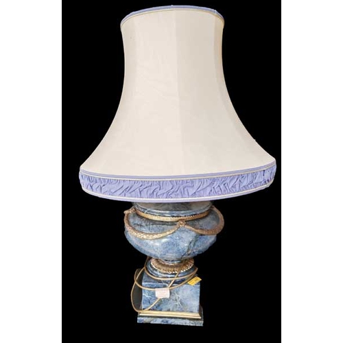 9 - An Ornate Marble Lamp