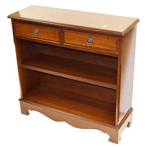 173 - A Nice Modern Open Bookcase, Drawers above