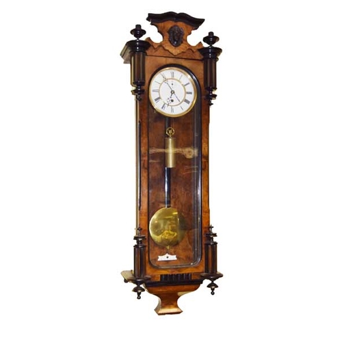 176 - A Single Weight Vienna Wall Clock