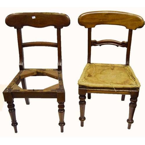 31 - Two Bar Back Chairs for Restoration