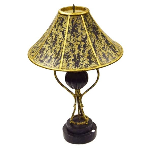 40 - A Very Good Cast Metal Based Table Lamp, Needs Wired