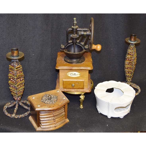 51 - A Good Sundry Lot Including a Coffee Grinder