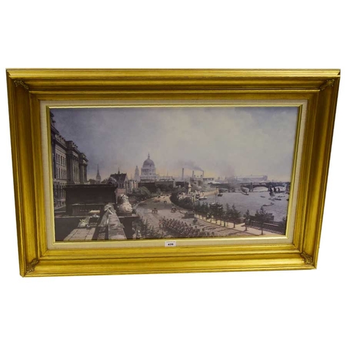 6 - A Large Gilt Framed Print